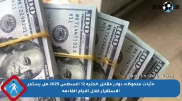 «ثبات ملحوظ» دولار مقابل الجنيه 12 أغسطس 2025 هل يستمر الاستقرار خلال الأيام القادمة